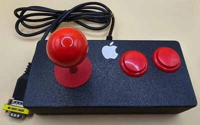 Apple II, IIGS,  Compatible Arcade Joystick (Sanwa Style, 8-Way) - Image 1 of 4