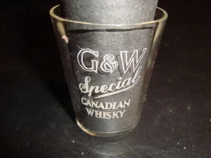 Circa 1900 Gooderham & Worts Etched Shot Glass, Toronto, Canada - Picture 1 of 1