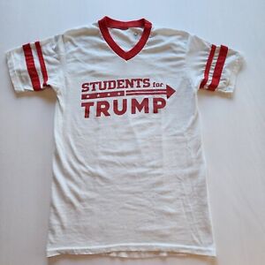 Trump Erwachsene Vintage Stil Shirt Studenten für Trump Small