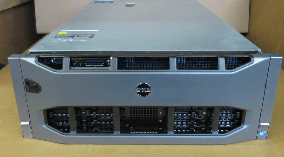 Dell PowerEdge R910 4x Xeon Ten-Core E7-4870 2.4GHz 64GB Ram 2x 146GB HDD Server - Image 1 of 1
