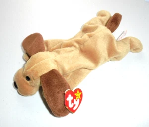 Bones the Dog Ty Beanie Baby with Tags 1994 Plush Toy Collectible - Picture 1 of 2