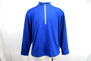 Slazenger Golf 1/2 Zip Blue Pullover Windbreaker Sweater Jacket Mens 2XL Apparel - Picture 1 of 9