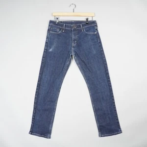 Levis 504 Jeans Womens W30 L30 Blue Straight Leg Regular Fit Stretch Denim B57 - Picture 1 of 11