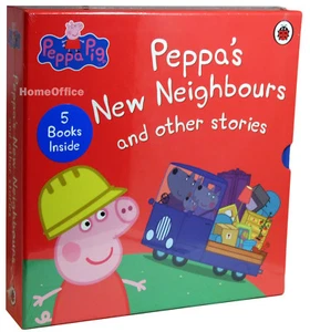 Peppa Pig New Neighbours Story Collection - 5 Book Collection Set - Picture 1 of 2