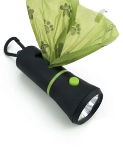 1pc Dog Poopbag Dispenser with Built-in LED Flashlight. Dogs Care - Picture 1 of 3