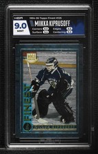 1994-95 Topps Finest Miikka Kiprusoff #125 HGA 9 MINT Rookie RC
