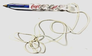 Coca-Cola Vintage 1960s Swirl Pen - I Love You Cancun Mexico Distorted VG Rare! - Picture 1 of 8
