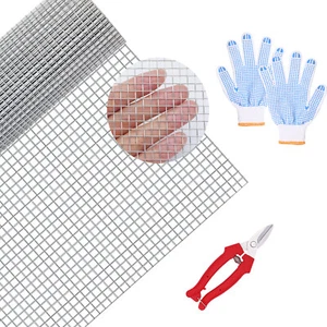 Tela de hardware 1/2 pulgada inmersión en caliente malla de soldadura galvanizada jaula de pollo valla de jardín - Imagen 1 de 16