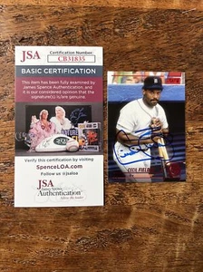 Cecil Fielder IP Signed Topps Stadium Club Card JSA Coa Tigers Autographed - Picture 1 of 3