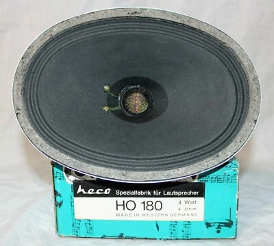 Altavoz HECO 4 Ohm gama completa Alemania HO180 Nuevo stock antiguo, un altavoz Foto 1 de 4