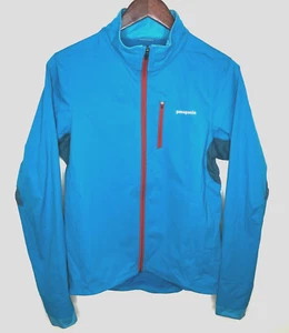 Patagonia Size Small Windbreaker Jacket Lightweight Full Front Zipper Turquoise - Picture 1 of 8