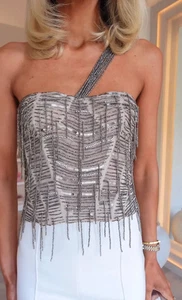 ZARA: LIMITED EDITION Beaded Sequin Corset : 7521/903 *UK Buyers_No Import Fees* - Picture 1 of 4