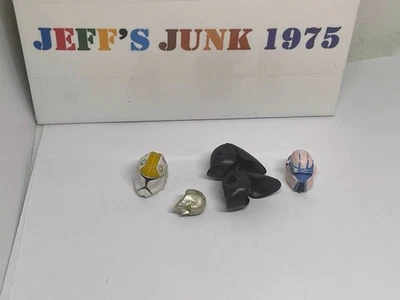 Hasbro Star Wars 3.75 Lote Accesorios Dañados Clon Imperial Gunner Cascos Foto 1 de 4