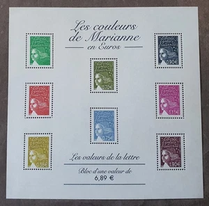 France: Bloc Y&T BF 67 Marianne en Euros – 2004 – NEUF**/MNH - Picture 1 of 1