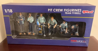 Truescale TSM12AC12 Tyrrell F1 Pit Crew 6 Figures 1976 1:18 NOS NRFB - Image 1 of 2