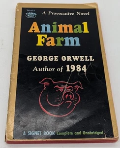 Second Edition Vintage Paperback Animal Farm by George Orwell Signet Complete - Bild 1 von 4