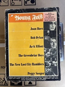 YOUNG FOLK SONG BOOK 1963 Sheet Music JOAN BAEZ BOB DYLAN PETE SEEGER - Picture 1 of 2