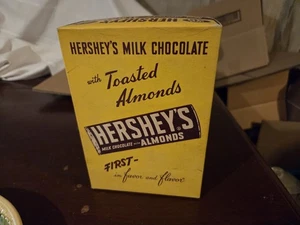 Vintage Hershey's "Milk Chocolate with Toasted Almonds" Candy Bar Box -- Empty - Picture 1 of 14