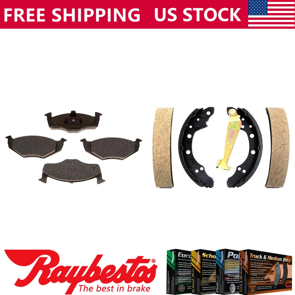 Kit pastillas de freno y zapatas de freno delanteras traseras metálicas para Volkswagen Golf 1996-1997 Foto 1 de 4