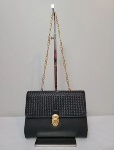 Black Purse Clutch Shoulder Bag With Built In Wallet - See Description - Picture 1 of 19