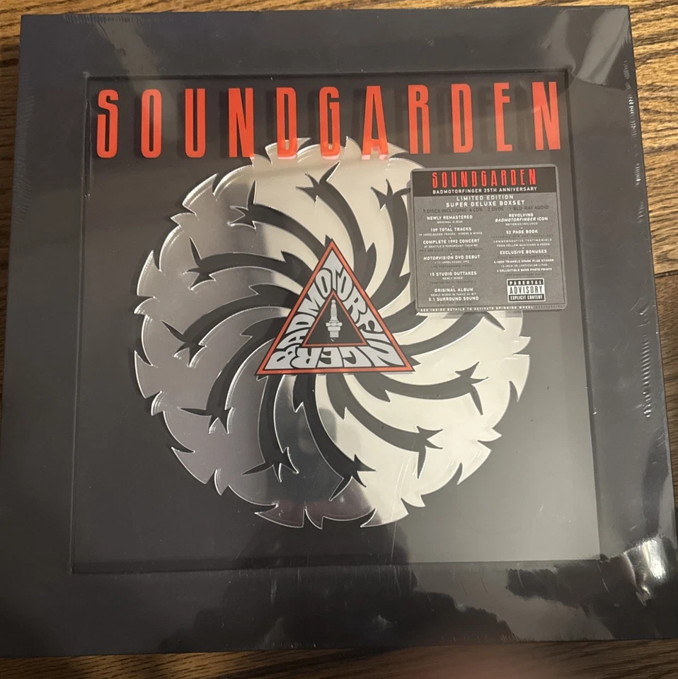 Soundgarden Badmotorfinger 25th Super Deluxe Edition 7-Disc Box Set Sealed!! - Image 1 of 1