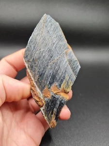 Raw Blue Tigers Eye Chunk, 115g - Picture 1 of 12