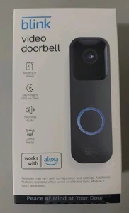 Blink Video Doorbell, Video Doorbell, Amazon Alexa - Picture 1 of 8