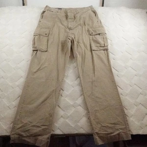 Vintage Polo Ralph Lauren Cargo Pants Mens 40x36 Beige Paratrooper Utility - Picture 1 of 17