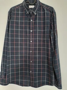 Size medium Gap navy blue checked shirt - Picture 1 of 6