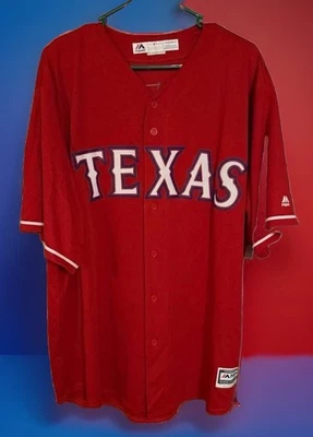 Majestic XXL Texas Rangers Yu Darvish Baseball Jersey  - Image 1 of 4