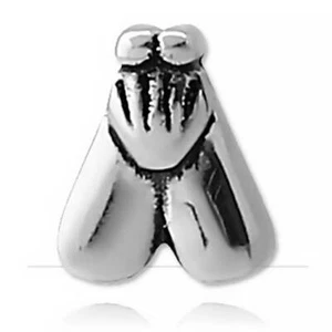 Mouche acier pour tige 1.6mm vis interne ou micro-dermal - Foto 1 di 3