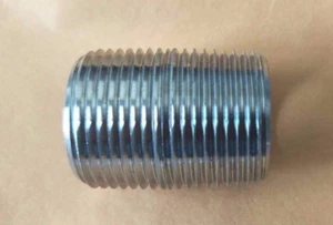 1" x Close Threaded NPT Nipple Sch40 304 Stainless Steel - Picture 1 of 1