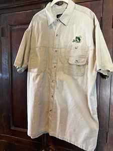 RedHead Fishing Shirt Short Slv. Mens XL Bass Fish Outdoor Camping Hiking Angler - Picture 1 of 5