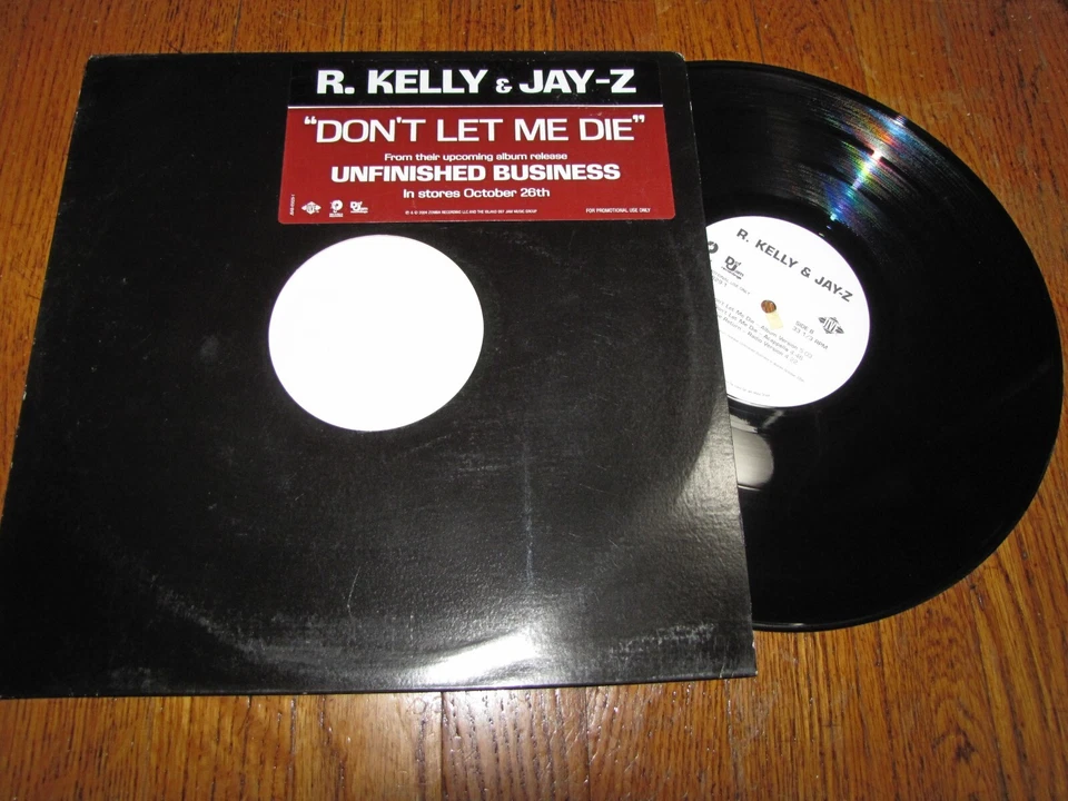 R. KELLY & JAY-Z - DON'T LET ME DIE - PROMO JIVE RECORDS 12" SINGLE - Image 1 of 1