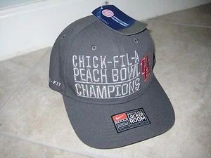 GORRA NIKE HOUSTON COUGARS UH PEACH BOWL Champions gris armario sombrero nuevo - Imagen 1 de 10