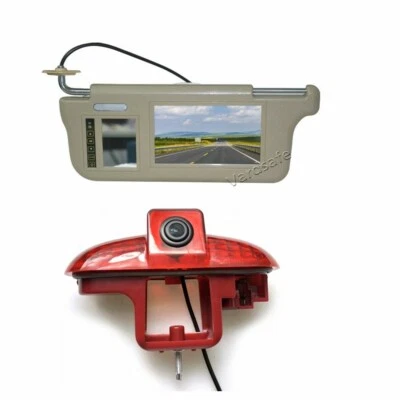 Sun Visor Rear View Mirror Monitor Reverse Camera for Renault Trafic Opel Combo - Image 1 of 4