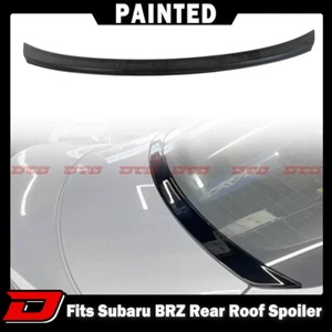 22-25 Fits Subaru BRZ Toyota GR 86 Matte Black Rear Window Roof Spoiler - Picture 1 of 5
