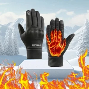 Guantes Impermeables para Invierno, Cálidos Guantes Pantalla Táctil Todos los Dedos - Imagen 1 de 7