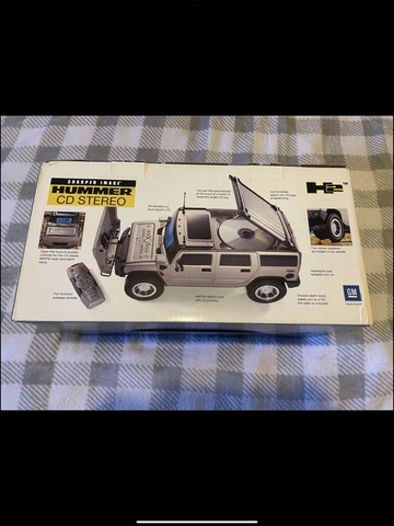 HUMMER H2 CD STEREO ALARM CLOCK “RARE” NEW Cover