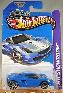 2013 Hot Wheels #171 HW Showroom-All Stars LOTUS M250 Blue Variation w/OH5 Spoke - Picture 1 of 5
