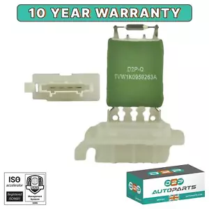 Ventilateur Chauffage Résistance Pour VW Passat 2005-2014 Scirocco Touran Tiguan - Picture 1 of 11