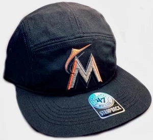 Sombrero a presión ajustable para hombre Miami Marlins 47 marca MLB - Imagen 1 de 12