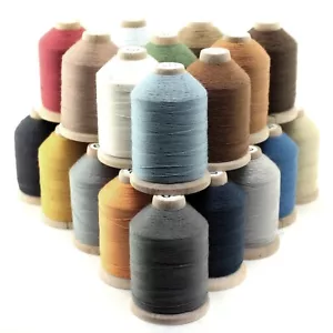 Jean Thread Tex 60 - 750 Yards, Heavy Cotton Covered Polyester - Pick Color - Picture 1 of 29