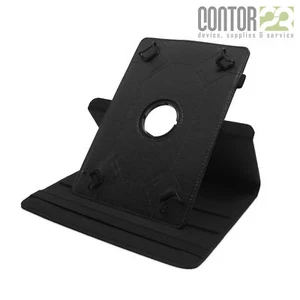 360° Universal Schutzhülle in SCHWARZ [für 9-10 Zoll-Tablets Tasche/Case/Cover] - Bild 1 von 6