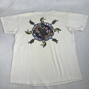 Camisa Tortuga Blanca Jerry Garcia Estación Terrapin Grateful Dead 1992 De Colección Talla L - Imagen 1 de 10