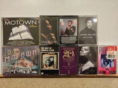 9x Motown Albums Marvin Gaye Diana Ross Four Tops Lionel Richie Roberta Flack - Image 1 of 4