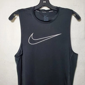 Nike Pro Tank Top Men's Small Black Sleeveless Basketball Dri Fit - Picture 1 of 13