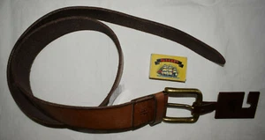 Frye brauner Ledergürtel Größe 36 hellbraun - Bild 1 von 7