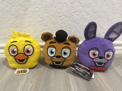 Funko Reversible Heads Plush Five Nights at Freddy's CHICA Freddy BONNIE 4” - Image 1 of 4