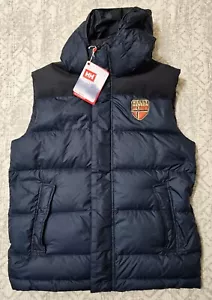 Men's Helly Hansen Norse Down Vest L NAVY - Picture 1 of 3